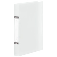 ハピラ　リングファイル丸型2穴　A4タテ　背幅35mm　カラバリ　クリアー オリジナル