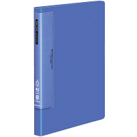 コクヨ　クリヤーブック（ウェーブカット・固定式）　A4タテ40ポケット　青　ラ-T570B　1箱（20冊：4冊入×5箱）