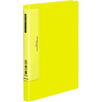 コクヨ クリヤーブック(ウェーブカット 固定式) A4タテ40ポケット 黄 イエロー ラ-T570Y 1セット8冊