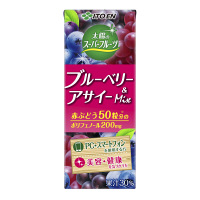 伊藤園 太陽のスーパーフルーツ ブルーベリー＆アサイー（紙パック） 200ml 1箱（24本入）