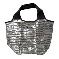 フォション（FAUCHON）  エコバッグ(シルバー)　収納ポーチ付き　１個