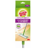 スリーエム(3M) スコッチブライト フロアワイパー(伸縮タイプ) 床掃除 FW-TSS 1個(ドライシート3枚入)
