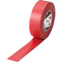 トラスコ中山 TRUSCO 脱鉛タイプ ビニールテープ 赤 幅19mm×長さ10m　1巻 375-9440