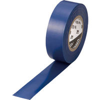 トラスコ中山 TRUSCO 脱鉛タイプ ビニールテープ 青 幅19mm×長さ10m　1巻