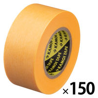 【マスキングテープ】「現場のチカラ」マスキングテープ 24mm 1セット（150巻：50巻入×3箱） カモ井加工紙  オリジナル