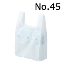 【復活特別価格】アスクル　レジ袋（乳白）　45号　幅300mm×マチ140mm×縦530mm　1セット（3000枚：1000枚入×3箱） オリジナル