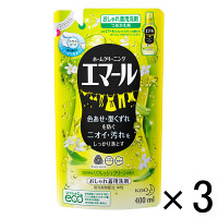 【アウトレット】エマール リフレッシュグリーンの香り つめかえ 花王 1セット（3個：1個×3）
