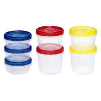 ジップロックスクリューロックカラーアソート 1セット（7個入） 旭化成ホームプロダクツ