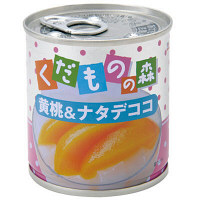 【アウトレット】極洋　くだものの森　黄桃＆ナタデココ　856544　1セット（190g×3缶入）