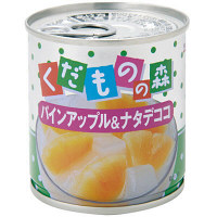 【アウトレット】極洋　くだものの森　パインアップル＆ナタデココ　856558　1セット（190g×3缶入）