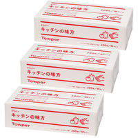キッチンペーパー タウパーキッチンの味方M 1カット22×23cm 1セット（3パック）