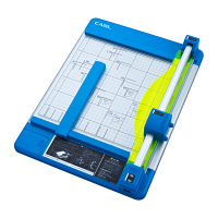 【アウトレット】カール事務器　ディスクカッター　A4　40枚切り　青　1台