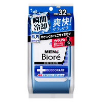 メンズビオレ 薬用デオドラントボディシート 32枚入 花王