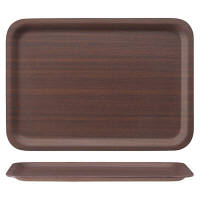木製ノンスリップトレー　マホガニー　M　１２枚