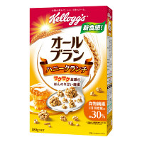 使用不可【アウトレット】【リニューアル前商品】ケロッグ　オールブラン　ハニークランチ　1個（180g）