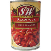 【アウトレット】リードオフジャパン　S&W　ダイスカットトマト　4号缶　547245　1缶（411g）