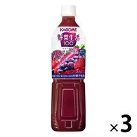 カゴメ 野菜生活100 ベリーサラダ スマートPET 720ml 1セット（3本）【野菜ジュース】