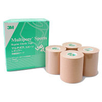スリーエム マルチポアTMスポーツ伸縮固定テープ レギュラータイプ 75mm×5m 2743-75 1箱（4巻入）