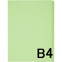 アスクル　カラーペーパー　B4　グリーン　1冊（500枚入）  オリジナル