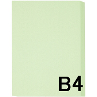 アスクル　カラーペーパー　B4　ライトグリーン　1冊（500枚入）  オリジナル