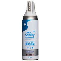 【アウトレット】エステー 消臭力 サニティースプレーワイド噴射トイレ用 無香料