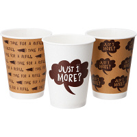 日本デキシー 断熱カップ ワードバブル 275ml（9オンス） GDNP09SS 1袋（50個入） オリジナル