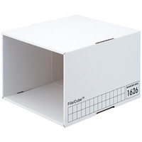 収納ボックス　フェローズ　ファイルキューブ　1626　A4用　白　9枚