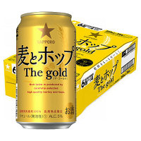 【旧パッケージ】サッポロ　麦とホップ　The　Gold　350ml　1箱（24缶入）