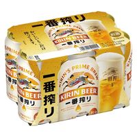 ビール　缶ビール　一番搾り　350ml　1パック(6本入)　キリンビール KB23A