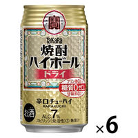 ハイボール　宝　タカラ　焼酎ハイボール　ドライ　350ml×6本　缶