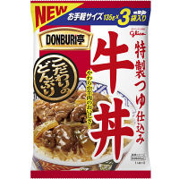江崎グリコ　DONBURI亭　牛丼　3食パック