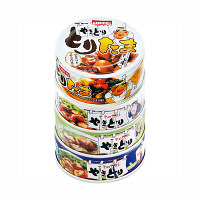 ホテイフーズ　とりたま・やきとり缶アソート1セット（4缶）（とりたま　たれ味、やきとり　たれ味・柚子こしょう味・塩味）