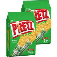 江崎グリコ　プリッツサラダ9袋入　1セット（２個入）