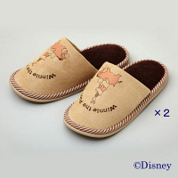 【アウトレット】スリッパ2足セット　プーさん　T-34-2P　1セット(2足:1足×2）