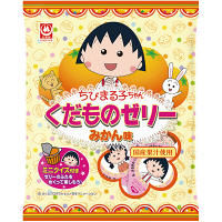 杉本屋製菓　ちびまる子ちゃんくだものゼリーみかん味　1袋
