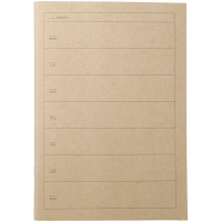 無印良品 再生紙ノート・ウィークリー 61909530 良品計画