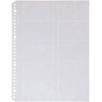 【SALE】 無印良品 ポリプロピレンリフィール・カードポケット 18615070 良品計画