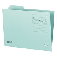 コクヨ A4 1/3カットフォルダー(カラー) A4-3F-1B 1袋(10冊入)