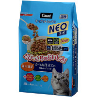 キャラットミックス ネオ 猫用 かつお仕立て 国産 1kg（250g×4袋）1袋 ペットライン 旧日清ペットフード