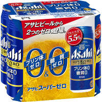 アサヒ　スーパーゼロ　500ml　1パック（6缶入）