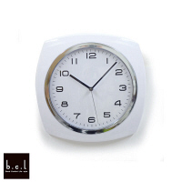 【アウトレット】b.c.l　IG　ウォールクロック25　レトロ　ホワイト　1個