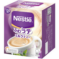 使用不可【アウトレット】【※税率要確認】ネスカフェ　ふわラテ　ミルクティー　1箱（120本入）
