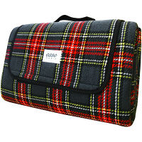 【アウトレット】レジャーシートチェック　GR/YE　1個