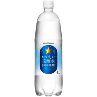 ポッカサッポロフード＆ビバレッジ　おいしい炭酸水　1L　1箱（12本入）