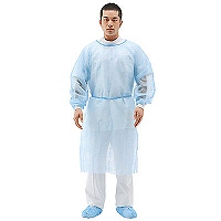 【アウトレット】イワツキ　NEWアイソレーションガウン　004-40951　1ケース（10枚×5パック入）