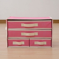 【アウトレット】YAMAZEN　カラーボックスにぴったりチェスト　ピンク　1個