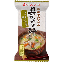 アサヒグループ食品 インスタント味噌汁　シャキシャキ白菜の豚汁　1個　アマノフーズ