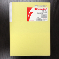 【アウトレット】エセルテ　パステルイージーファイル　イエロー　1個