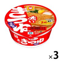 東洋水産　マルちゃん 赤いまめきつねうどん ミニサイズ　1セット（3個）和風カップめん　ミニサイズ