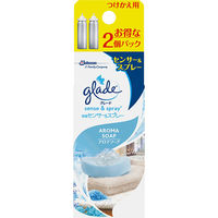 グレード 消臭センサー＆スプレー アロマソープの香り（付け替え用 18ml×2）消臭スプレー 芳香剤 ジョンソン